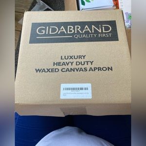 Gidabrand luxury waxed canvas apron